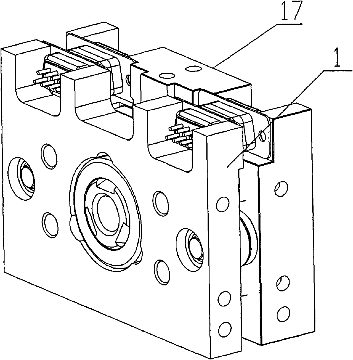 Clamp for automatic quick replacing