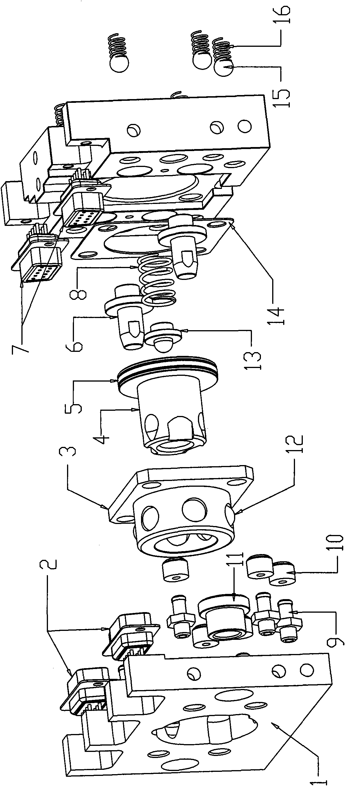 Clamp for automatic quick replacing