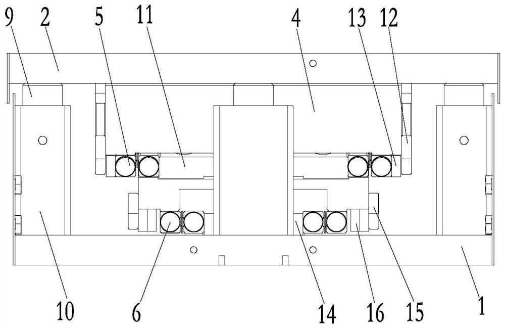 High-rigidity lifting device for ultra-precision machining