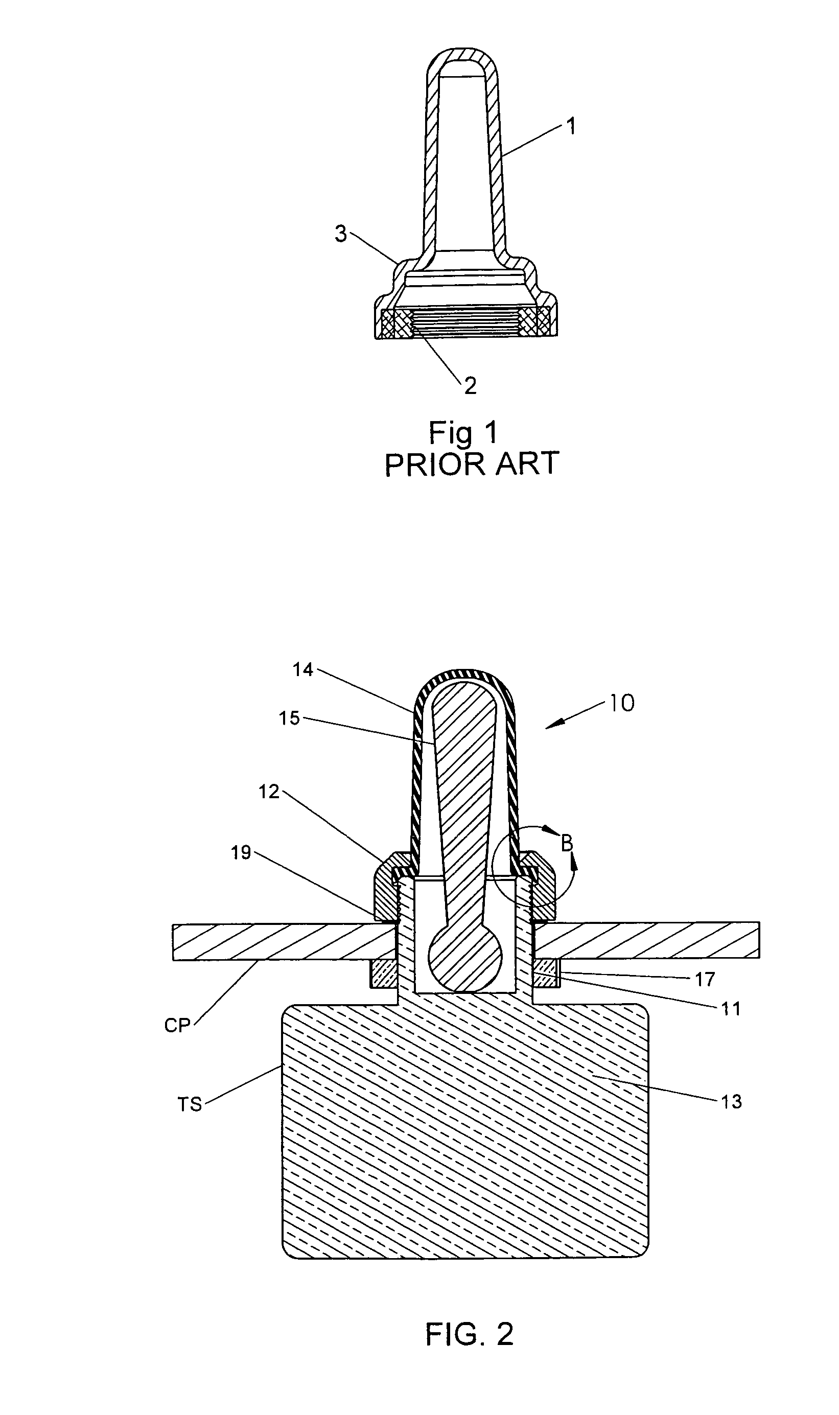 Electrical switch nut and boot seal