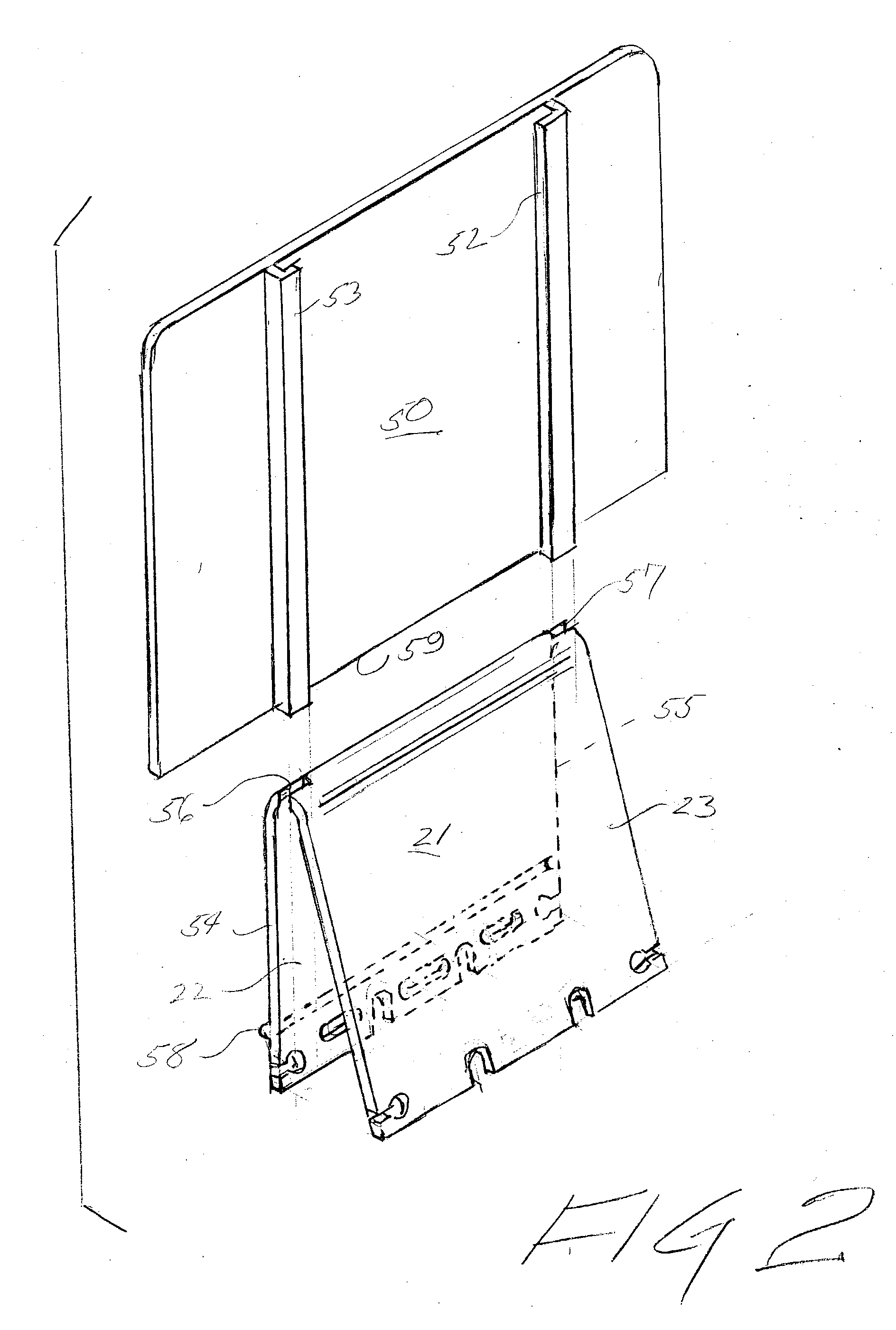 Adjustable product display rack with extension panel