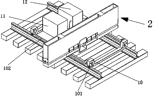 Fully-mechanized quick sleeper-changing machine