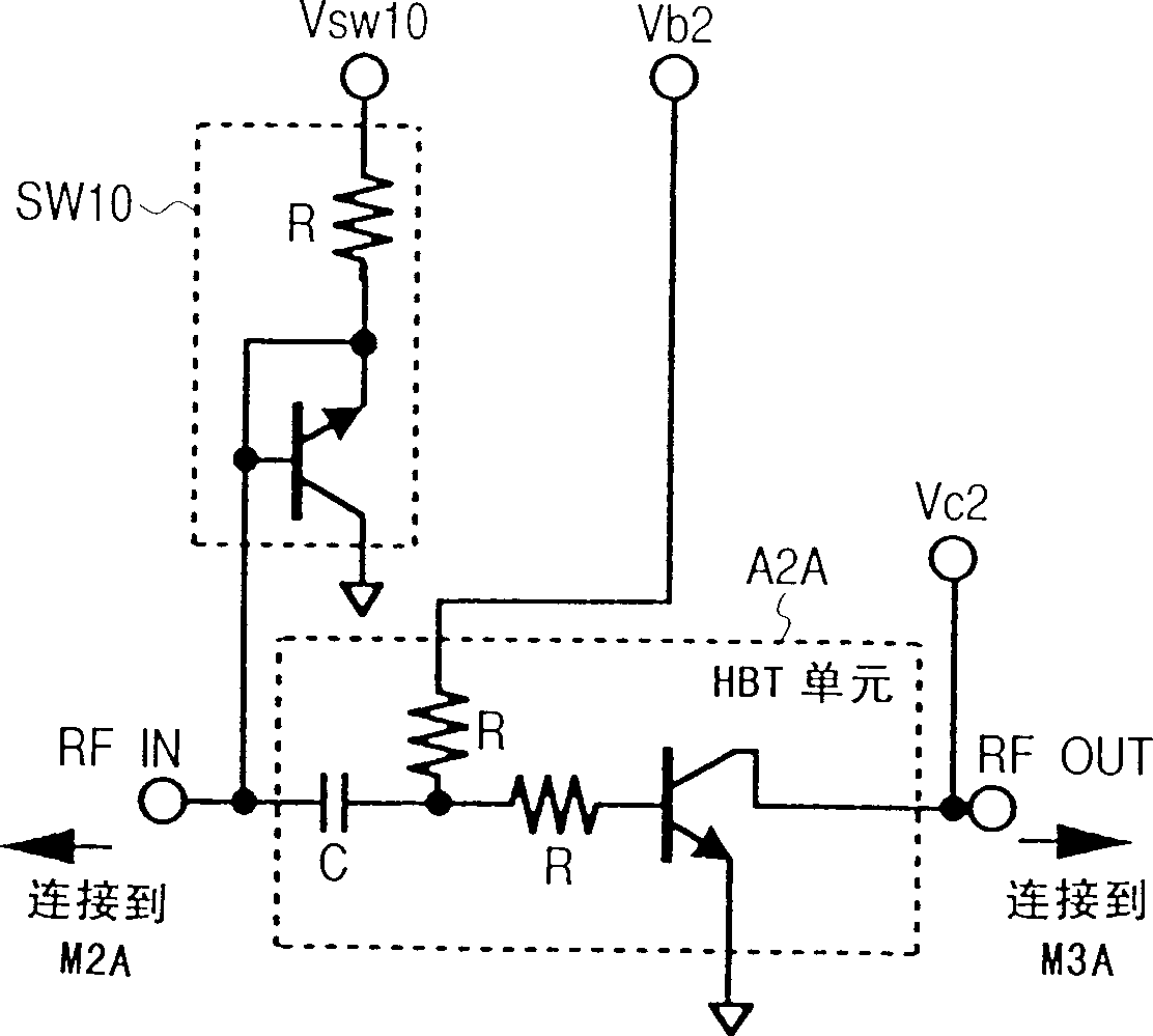 High frequency power amplifer, module of high frequency power amplifer and mobile telephone