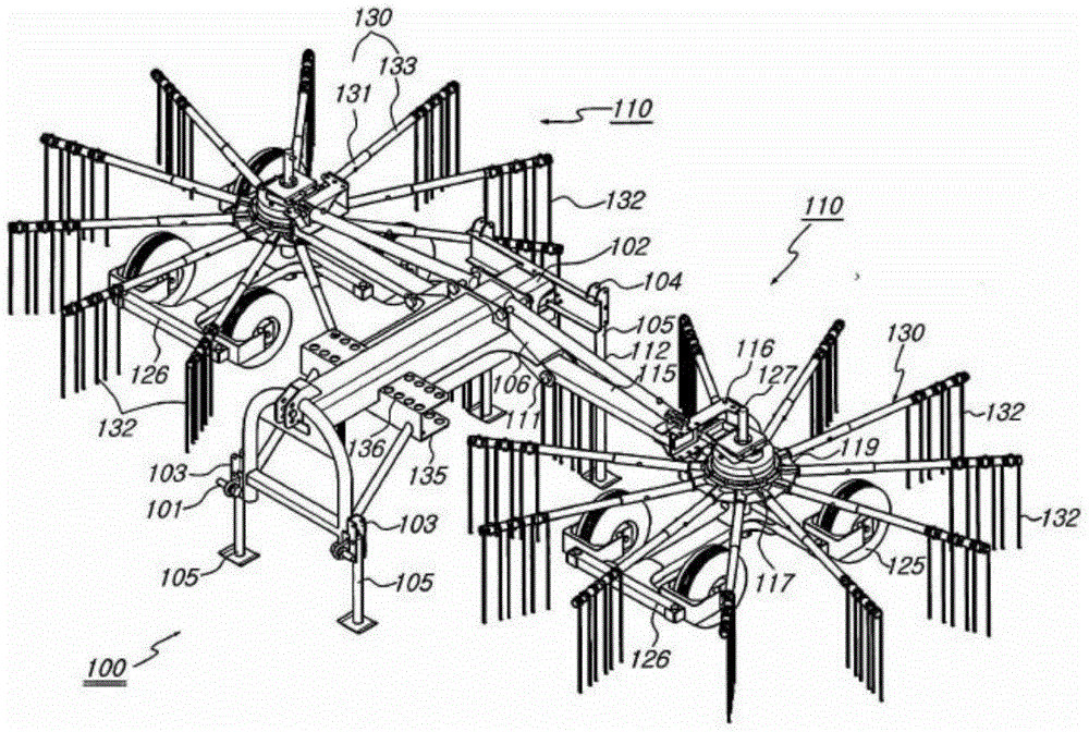 Multifunctional agricultural hay collecting device