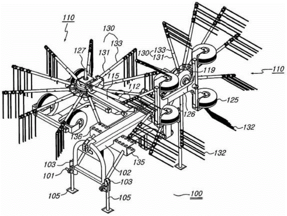 Multifunctional agricultural hay collecting device