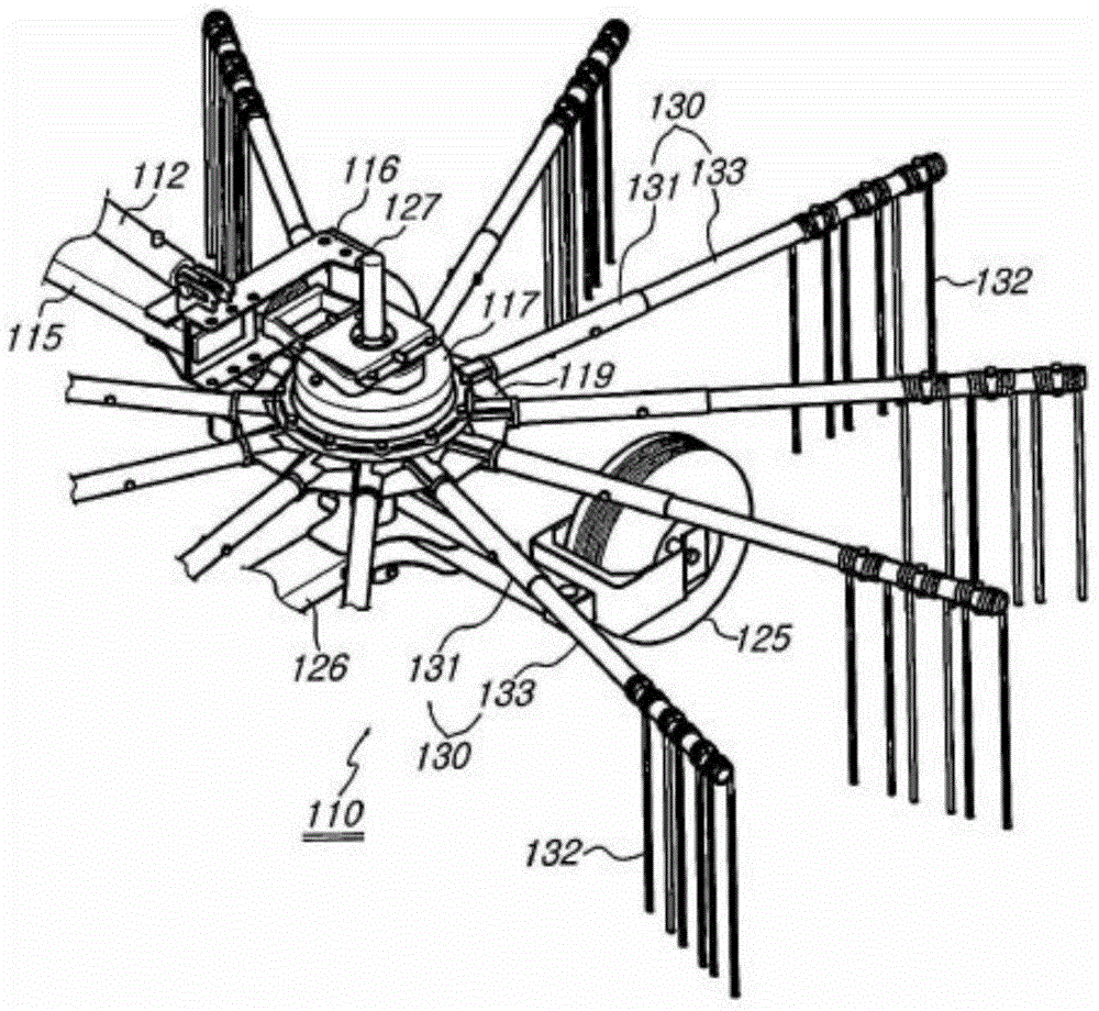 Multifunctional agricultural hay collecting device