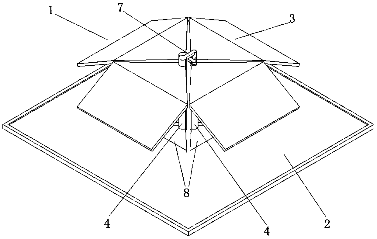 Plane bending cross-shaped broadband dual-polarization butterfly-shaped vibrator