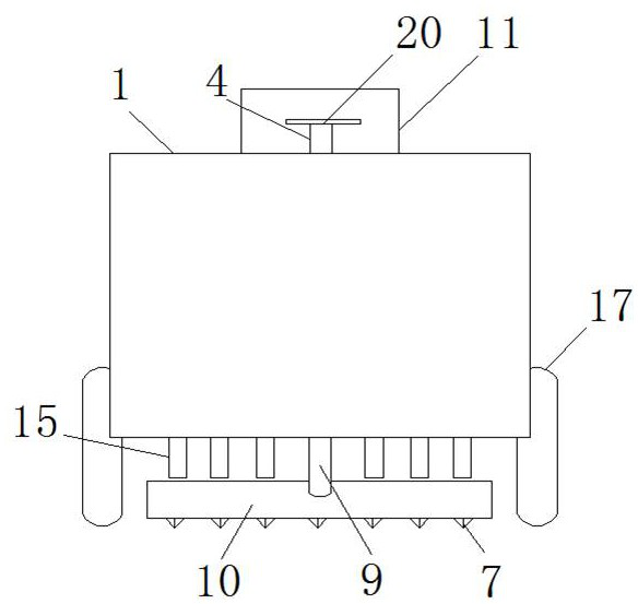 Automatic fertilizing equipment with fertilization depth adjusting and soil covering functions