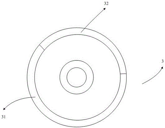 Fluorescent wheel and bicolor laser light source