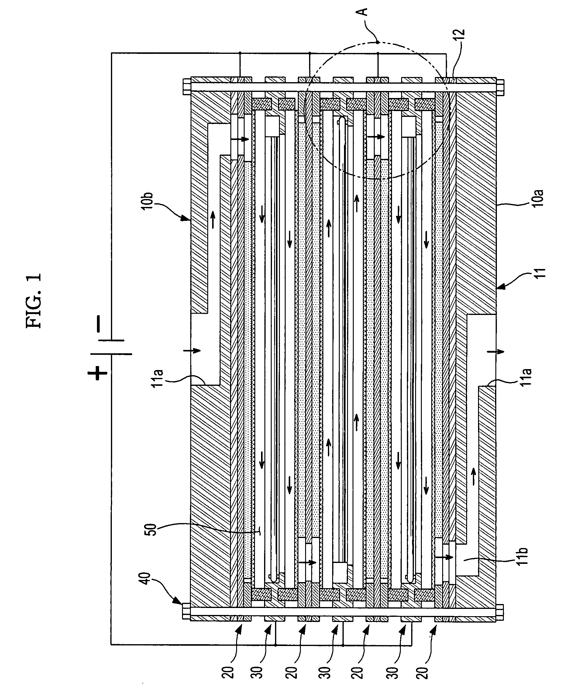 Deionization apparatus, electrode module for the same and method for manufacturing the same