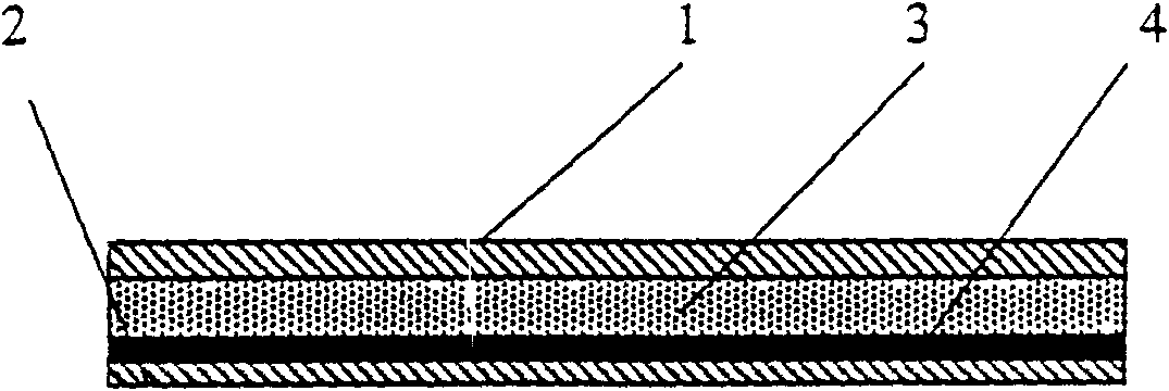 Biological activity soiless vegetation blanket and its production process