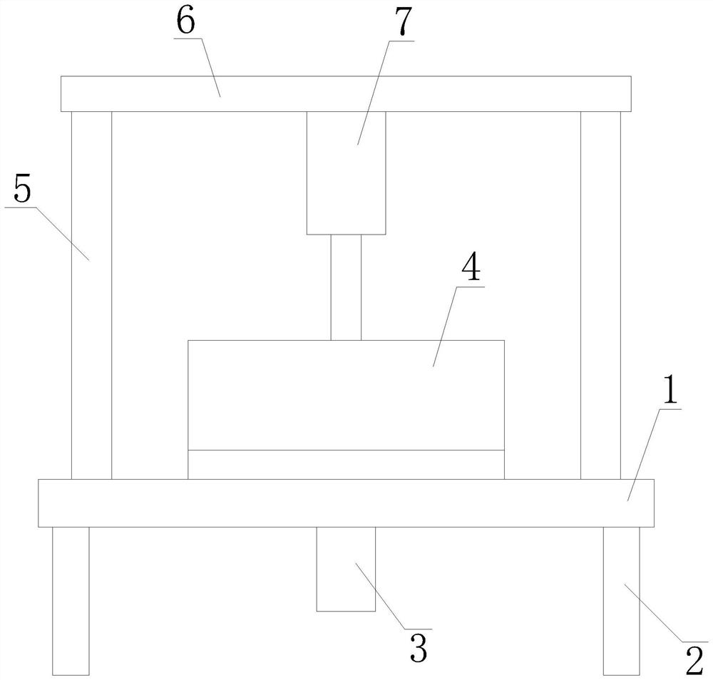 An injection molding device for refrigerator door sleeve capable of safe and rapid demoulding