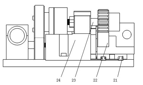 Material mechanical performance testing platform for small-sized test sample under stretching bending composite loading mode