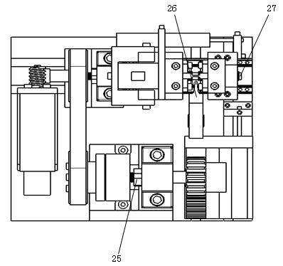 Material mechanical performance testing platform for small-sized test sample under stretching bending composite loading mode