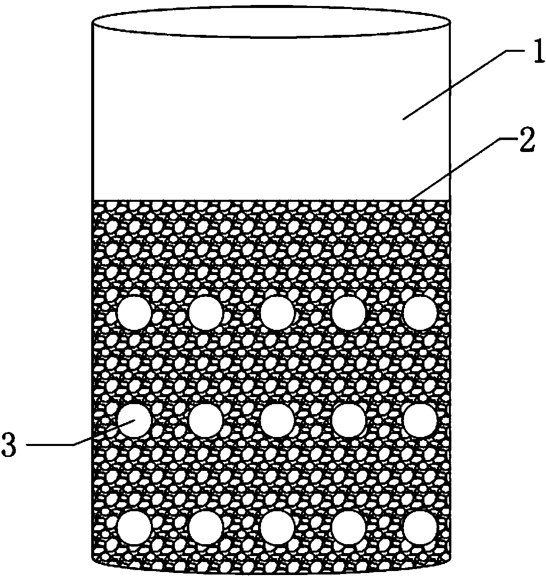 Integrated apparatus used for potting test soil stratified sampling