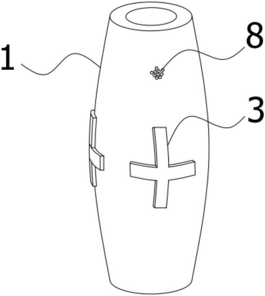 Cobalt-zirconium gold marker implant and gold marker implantation apparatus