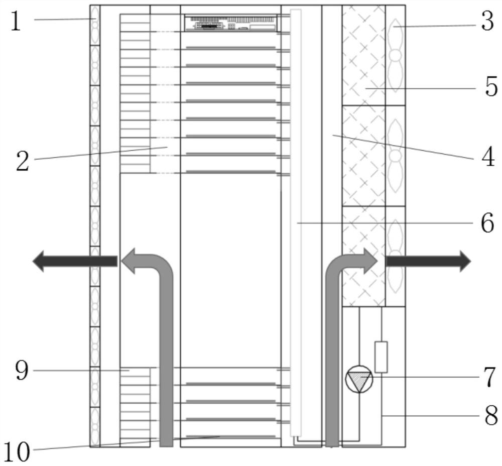 Immersed liquid cooling system