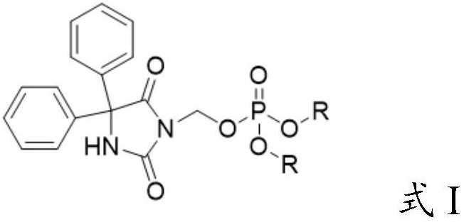 Preparation method of fosphenytoin sodium intermediate