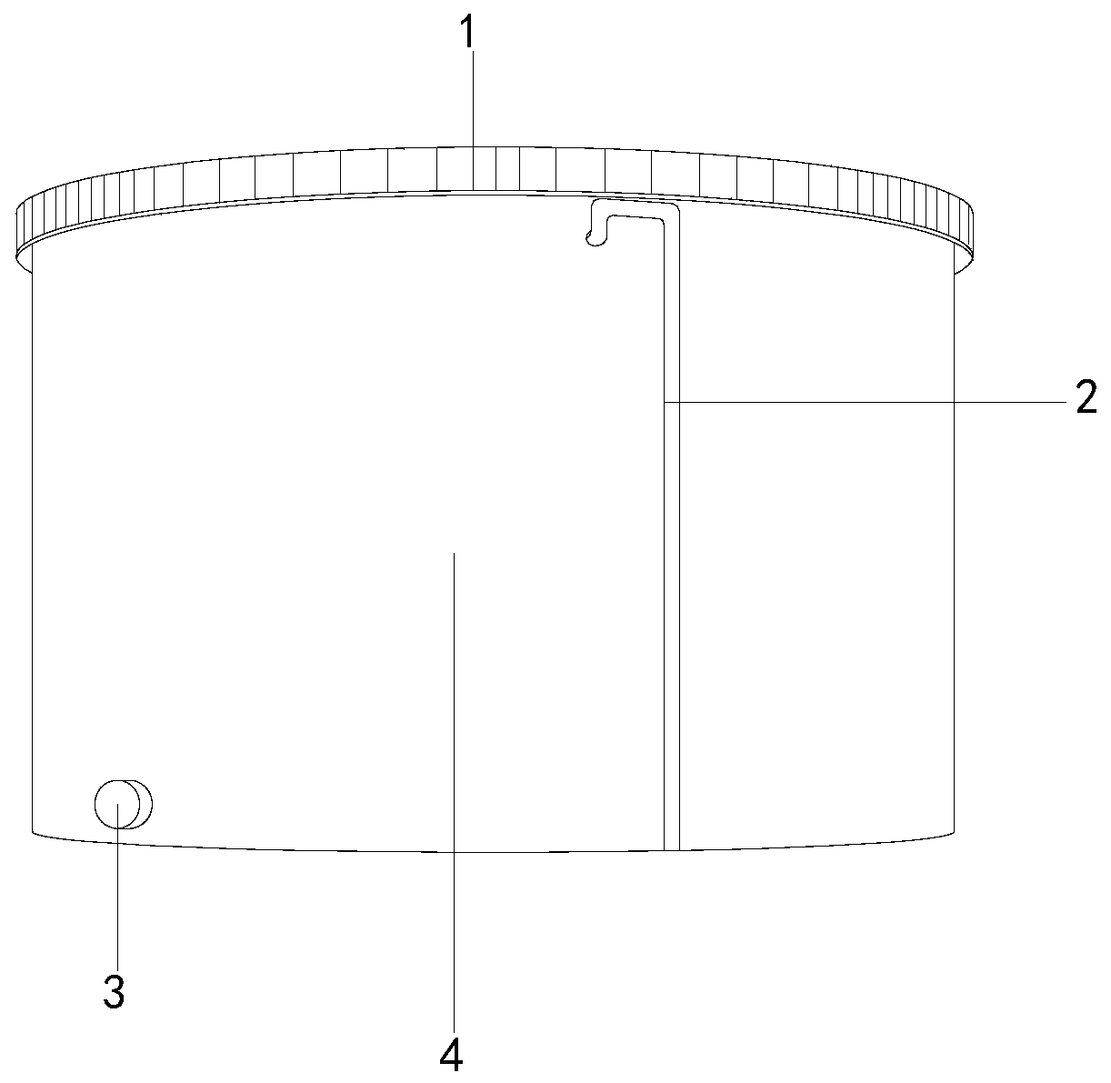 Offshore oil storage tank