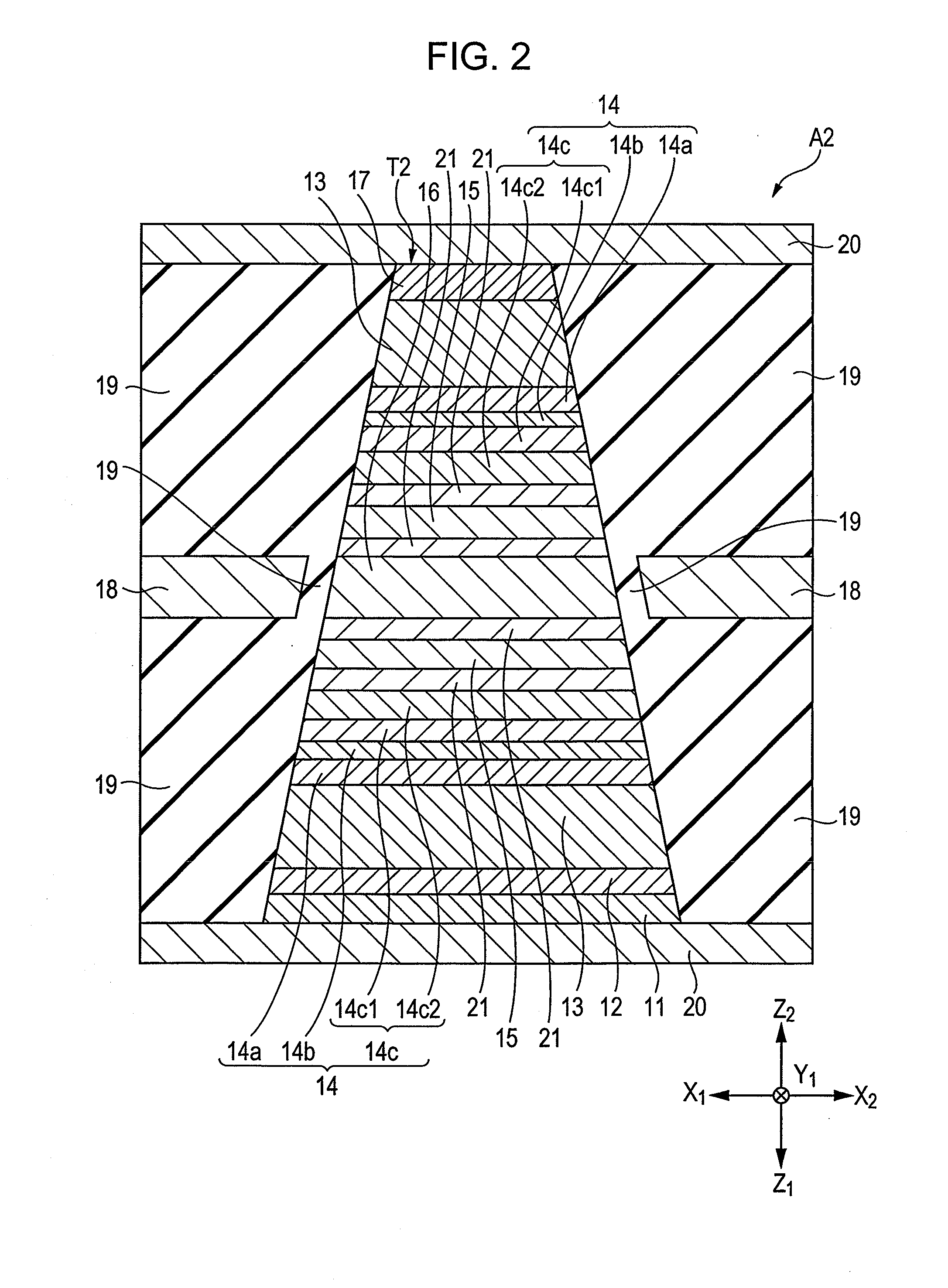 Magnetic sensing element including free layer containing half-metal