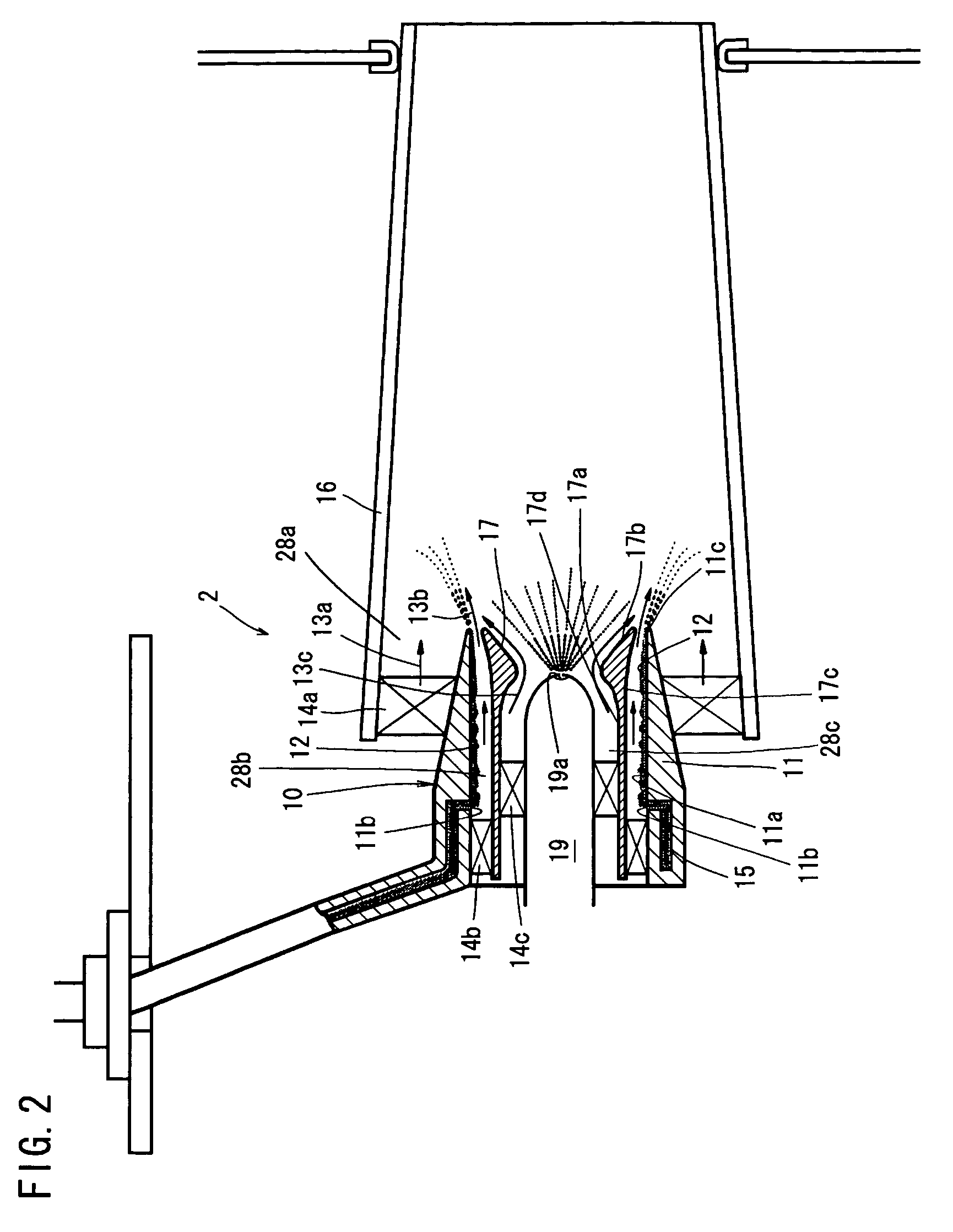 Fuel/air premixer for gas turbine combustor