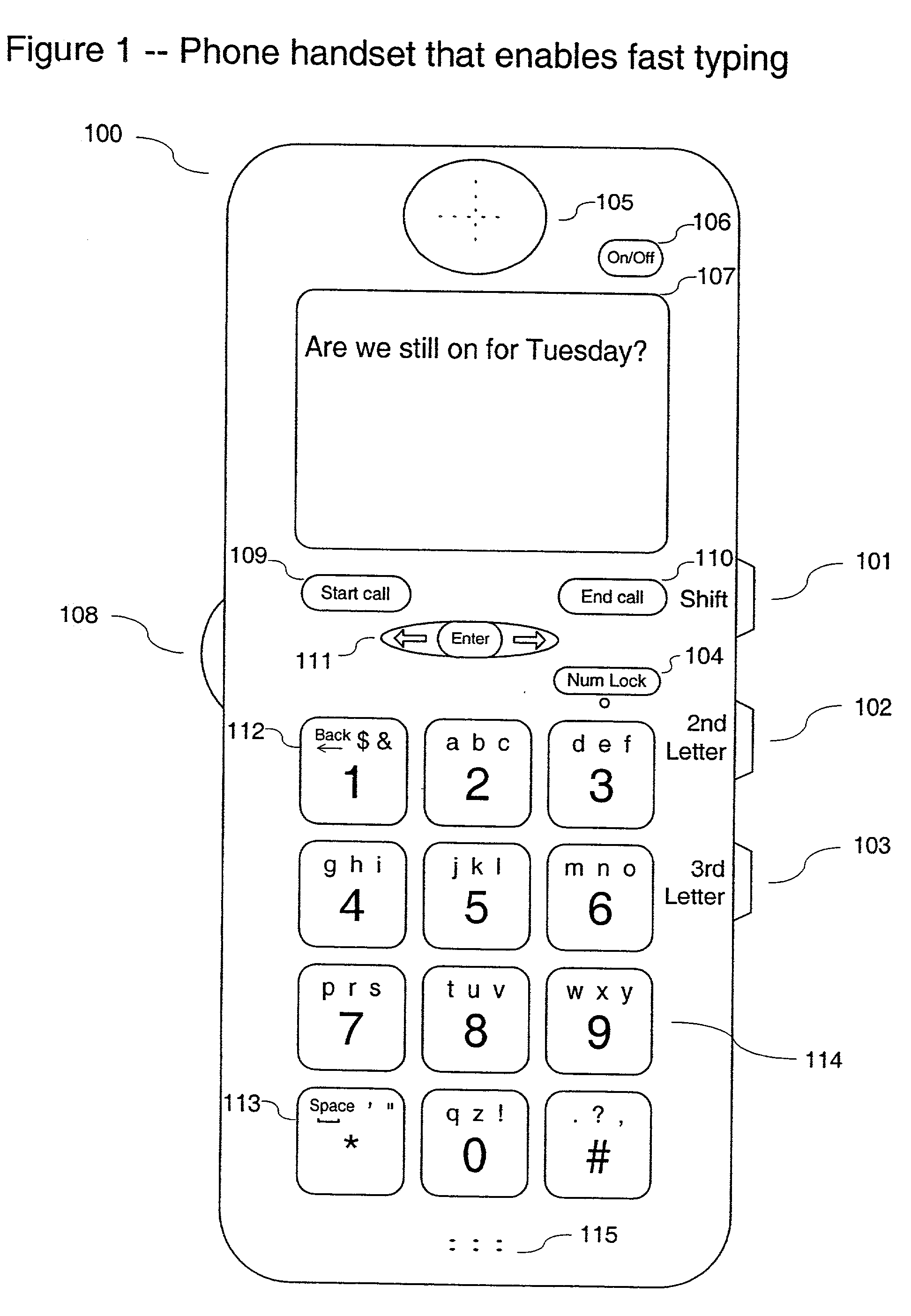 Hand-held device that supports fast text typing