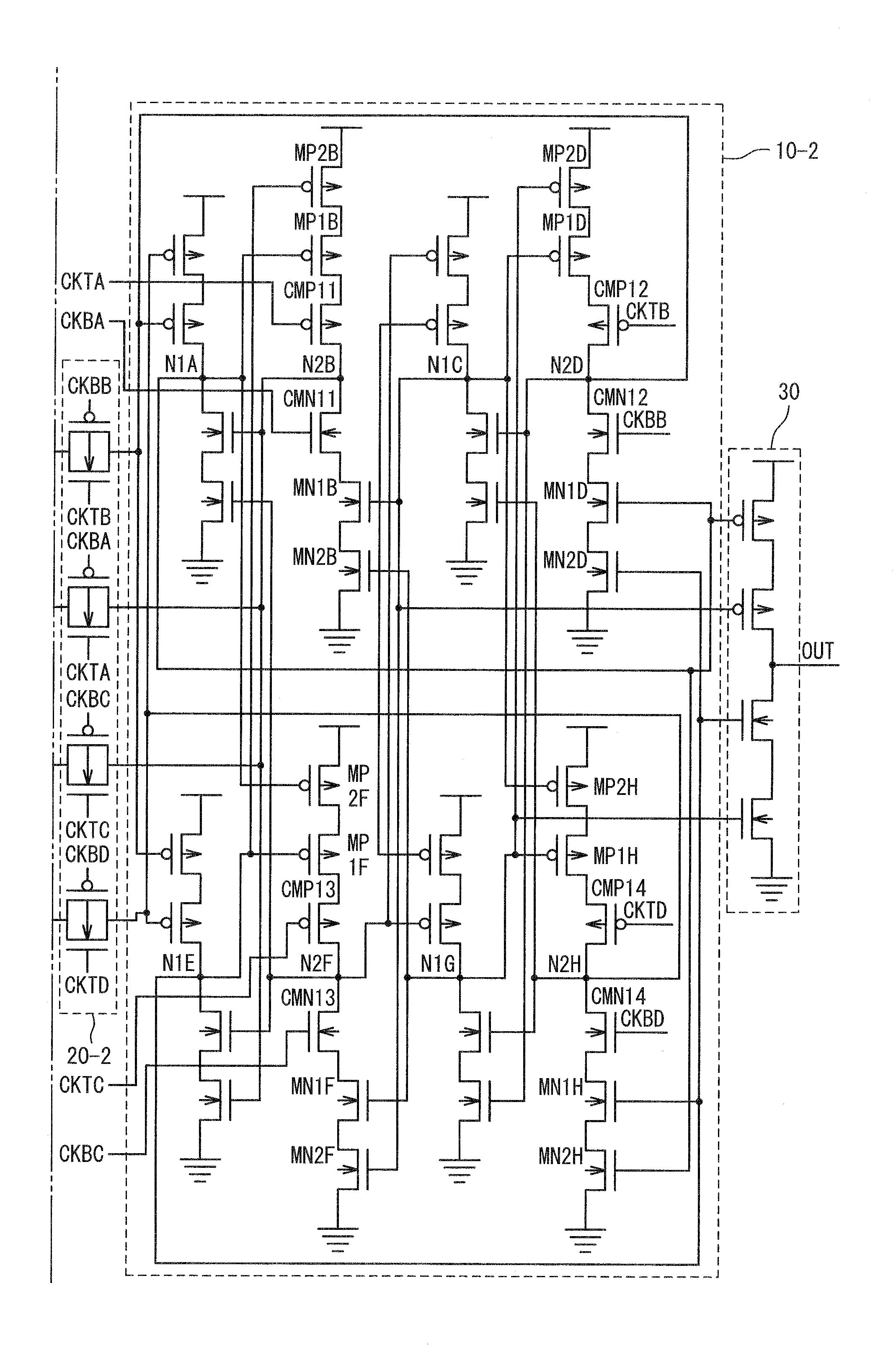 Latch circuit and flip-flop circuit