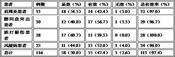 External traditional Chinese medicinal application composition for treating neck-shoulder and lumbocrural pains