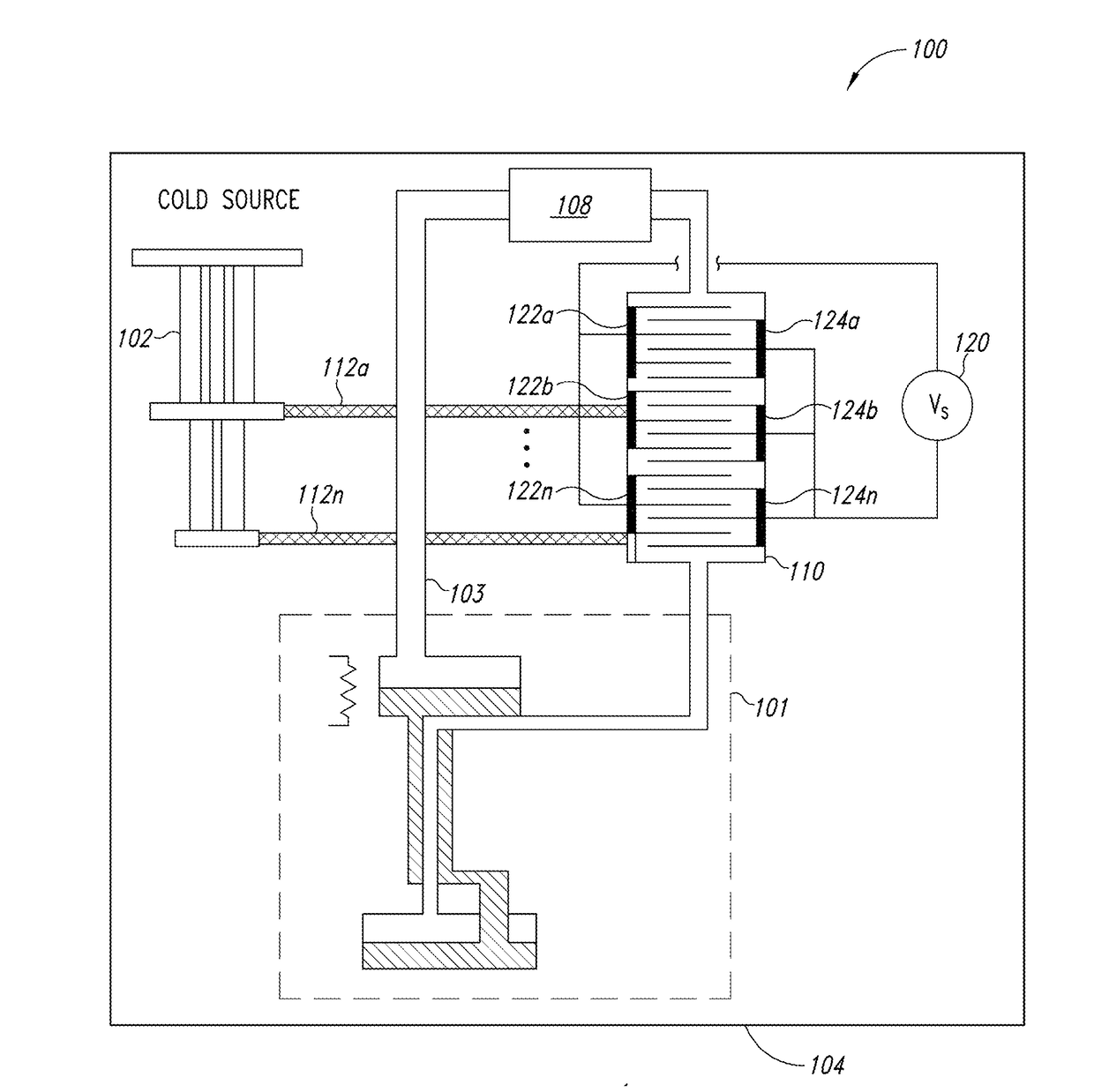 Systems and methods for electrostatic trapping of contaminants in cryogenic refrigeration systems