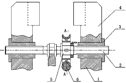 Anti-disengagement clamp with self-locking type worm