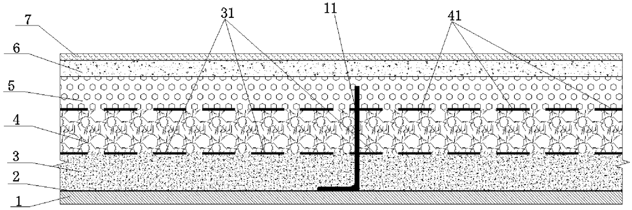 Steel structure external wall thermal insulation mortar enclosure system with pulling element and construction process thereof