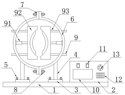 Ischemic adaptation training device with identity card recognition function