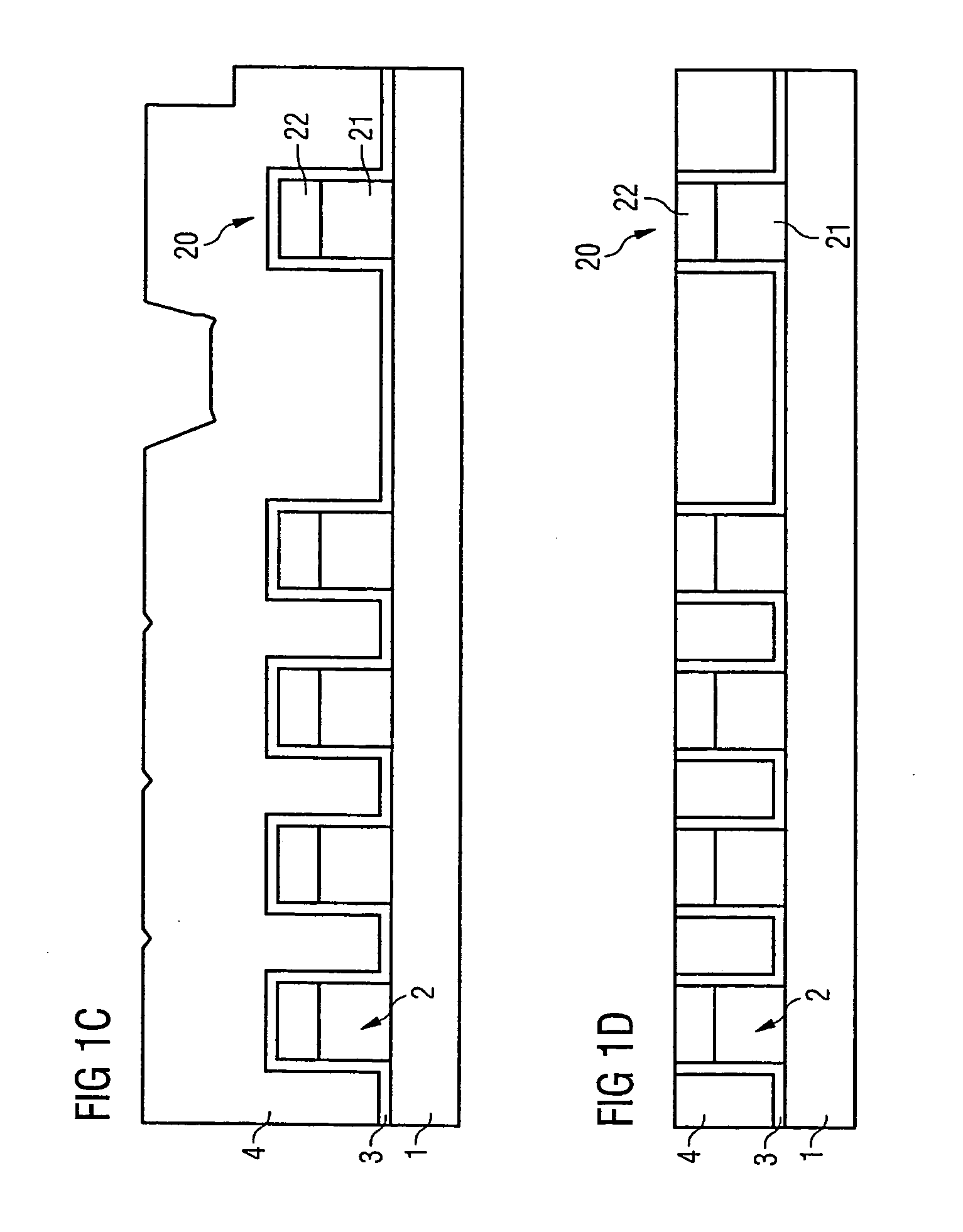 Method for fabricating a contact hole plane in a memory module