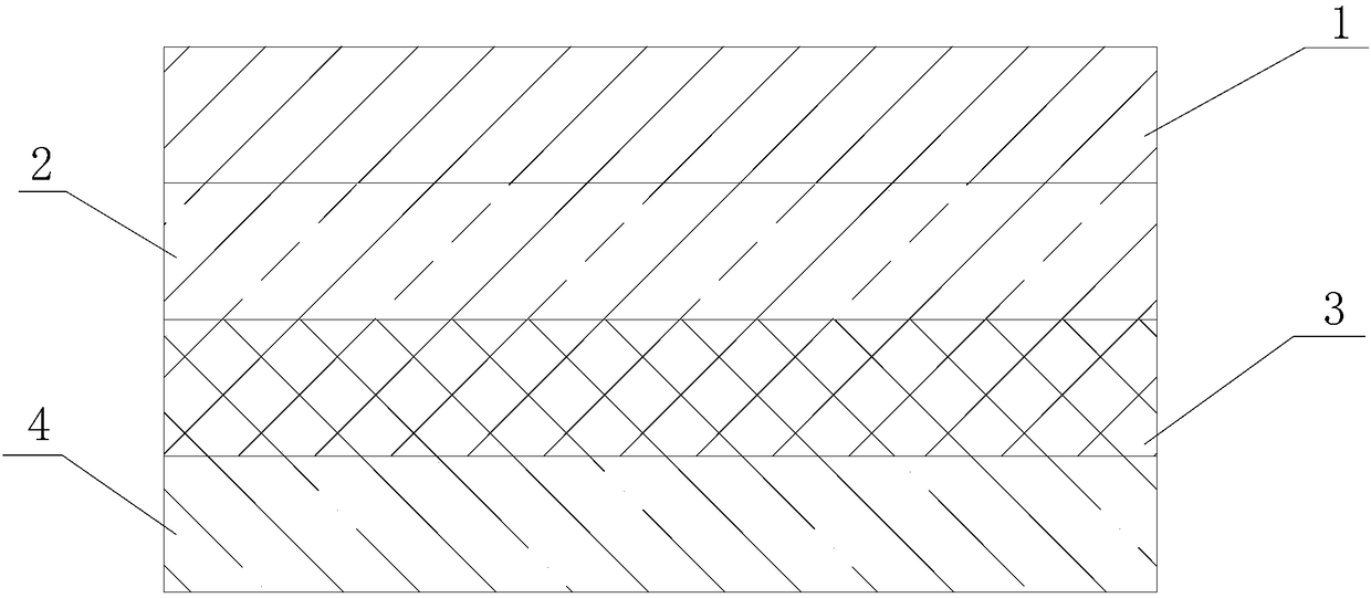 Transparent display film with blue-ray protection function and preparation method thereof and projection system with same