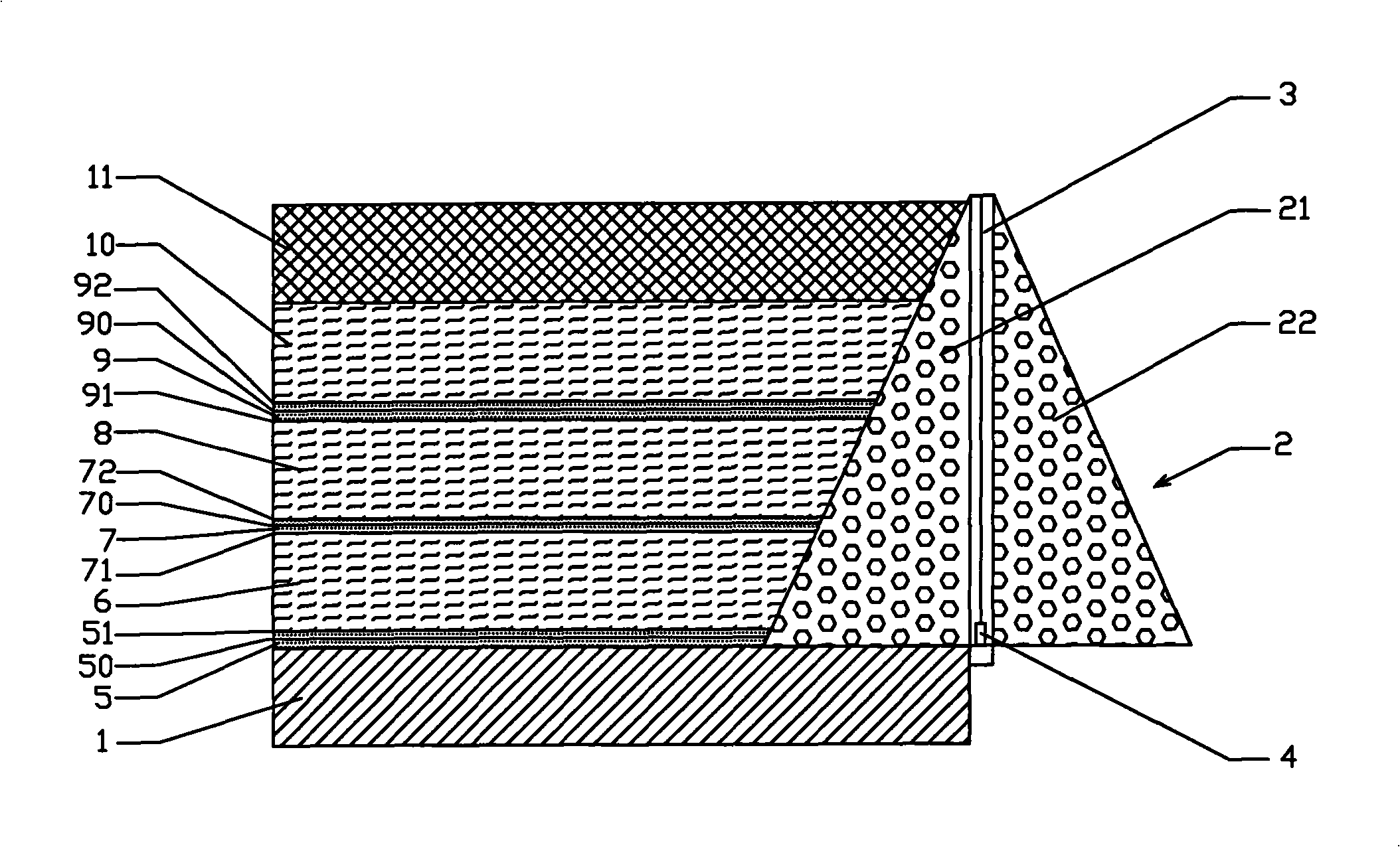 Reinforcing method for demixing sole weight, prepressing water discharge concretion combination dynamic consolidation soft ground base