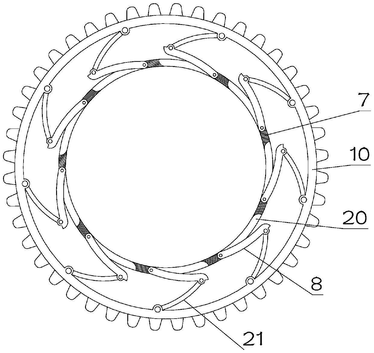 Chemical raw material drying device