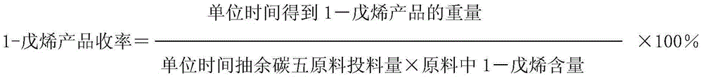 A method of preparing high-purity 1-pentene