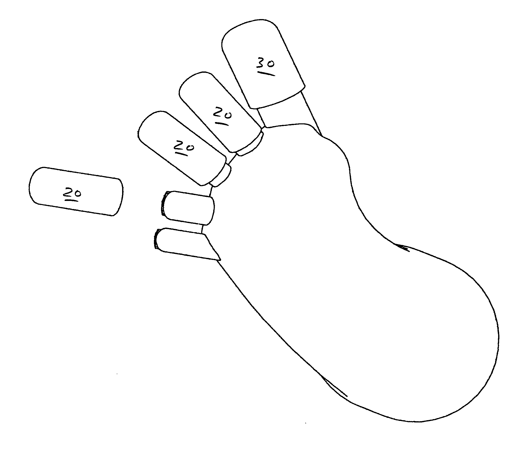 Diabetic toe separators