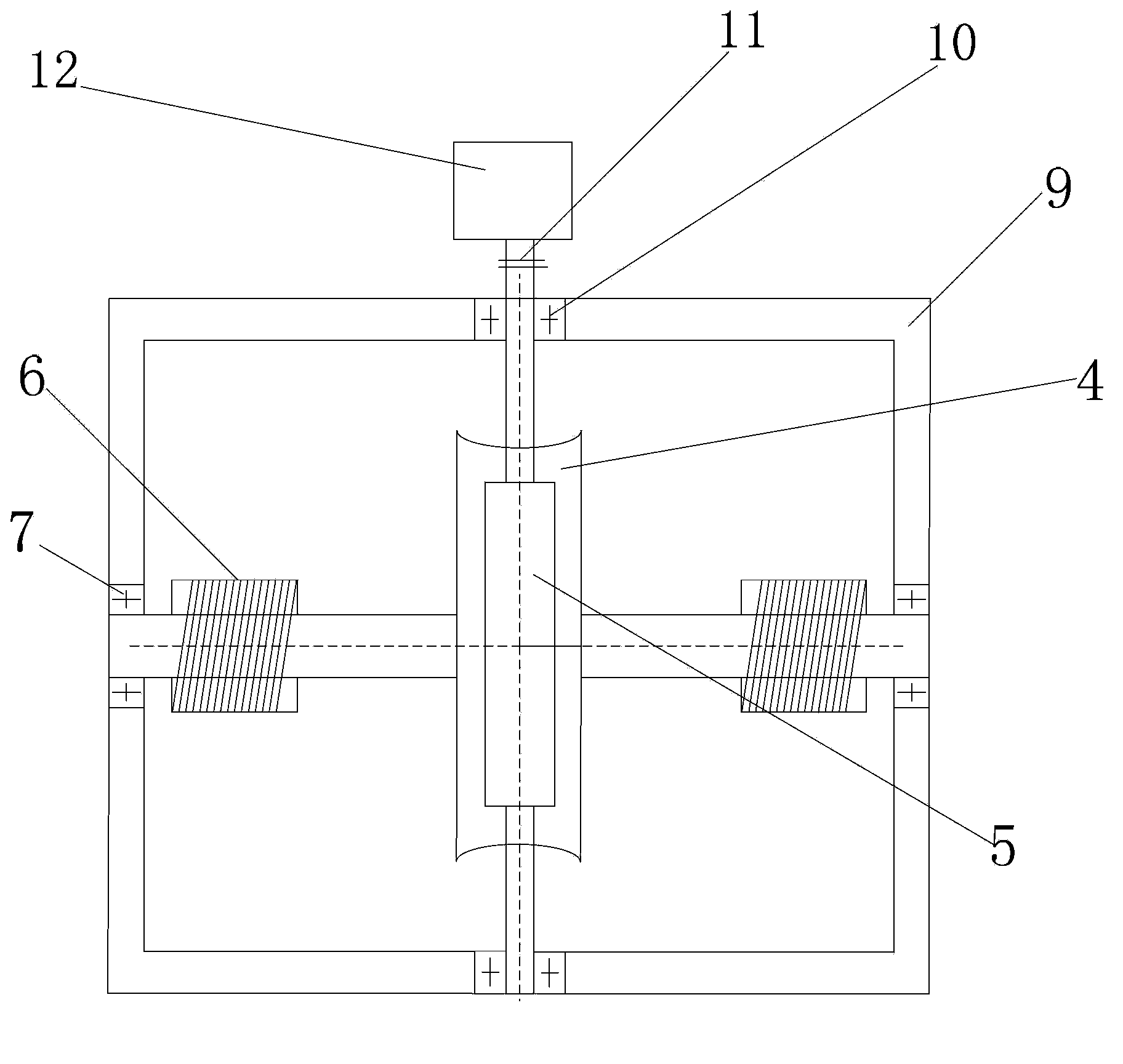 Power system of road overhead parking device