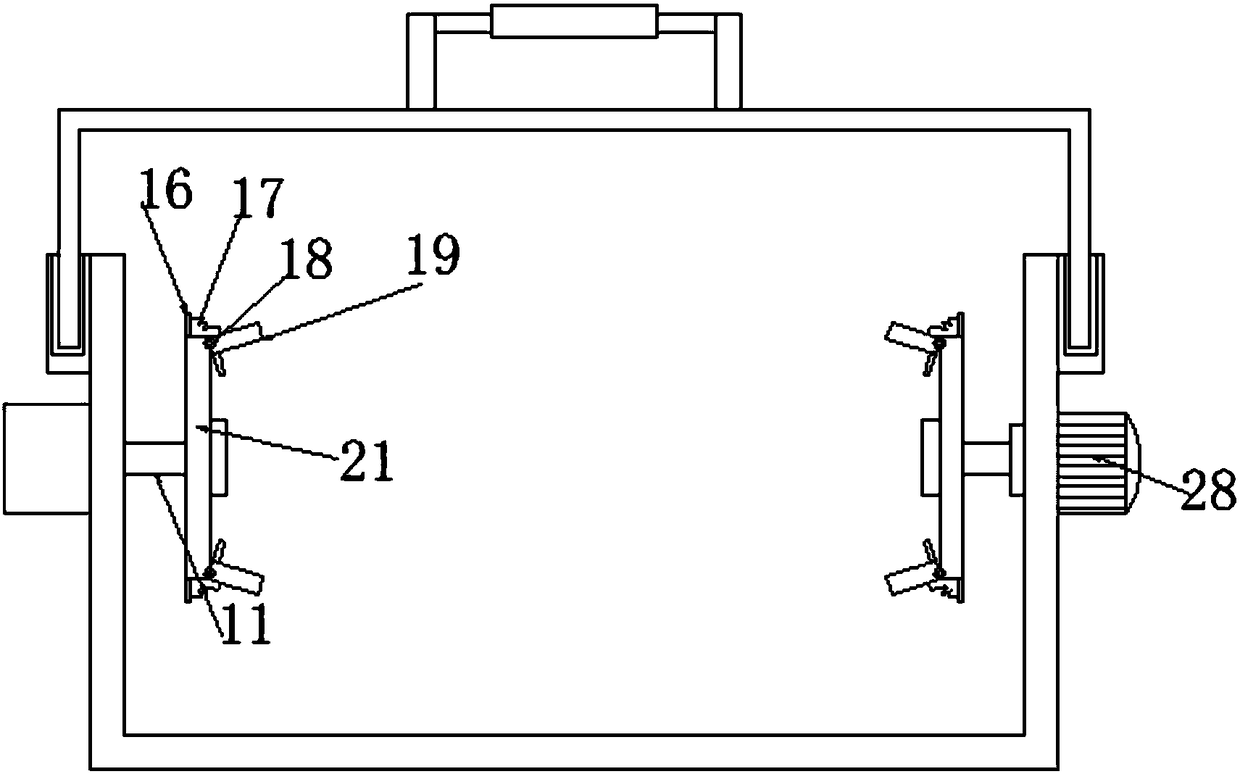 Traditional Chinese medicine machining and drying device based on self-locking function