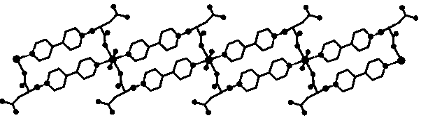 Magnetic cobalt (II) complex based on 4,4'-bipyridine-itaconic acid derivative ligand and preparation method of magnetic cobalt (II) complex