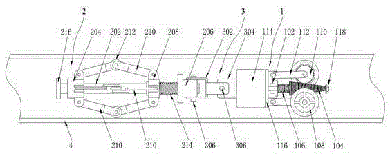 In-pipe walking robot