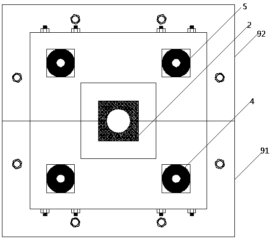 Swing type anti-pulling and self-resetting seismic isolation bearing