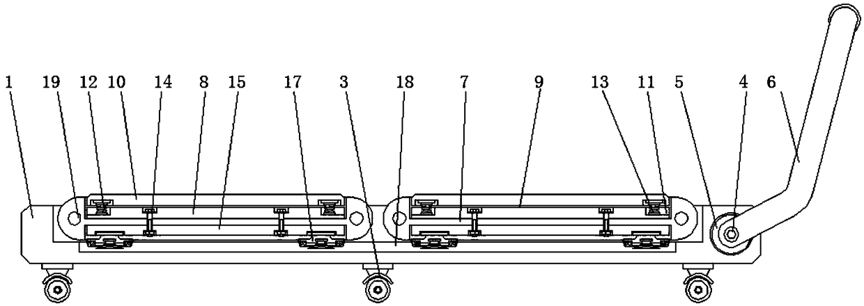 Water conservancy machinery steel bar cement transport device