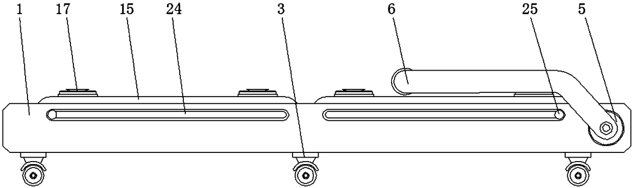 Water conservancy machinery steel bar cement transport device