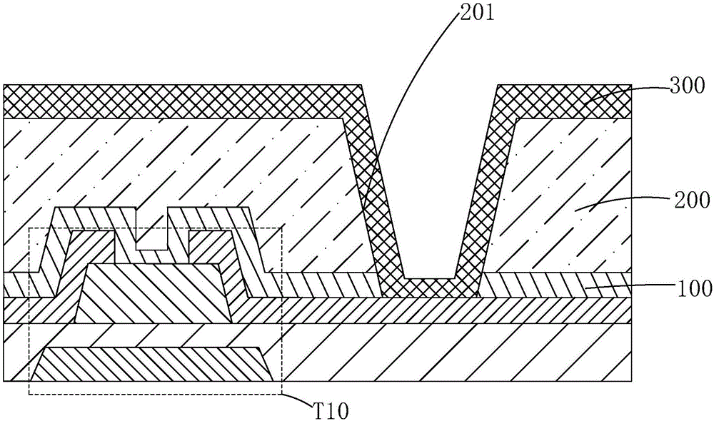 Photomask structure and COA-type array substrate