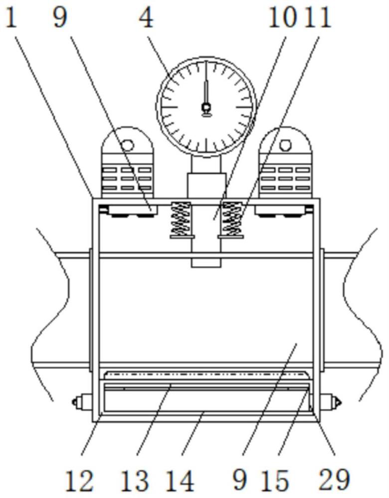 Gas supply pipeline internal pressure monitoring device