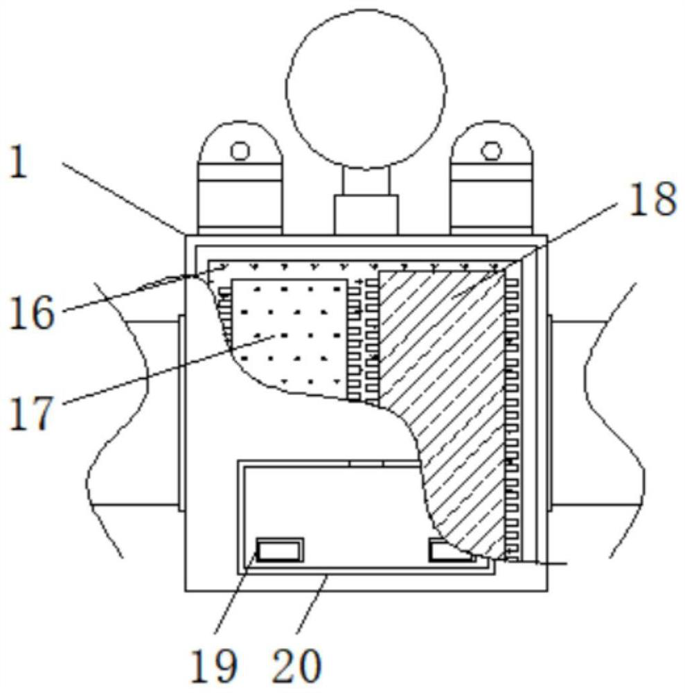 Gas supply pipeline internal pressure monitoring device