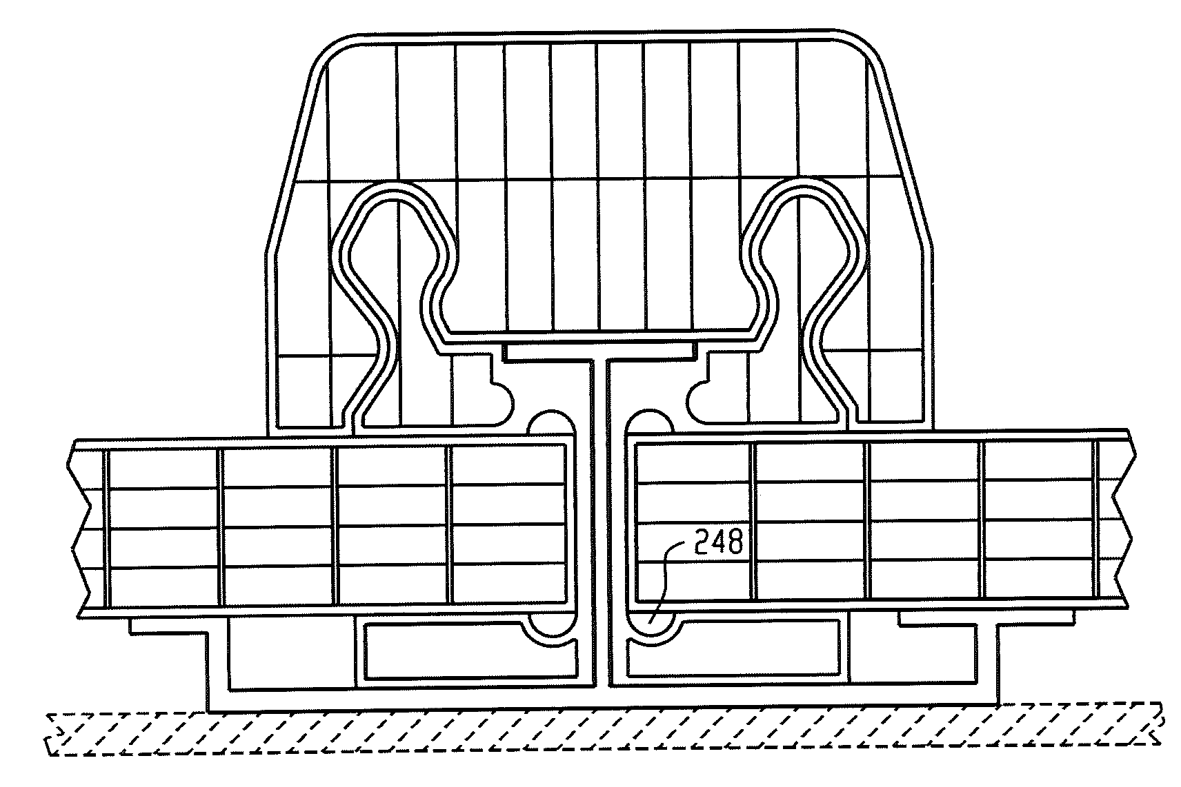 Connector assemblies for connecting panels