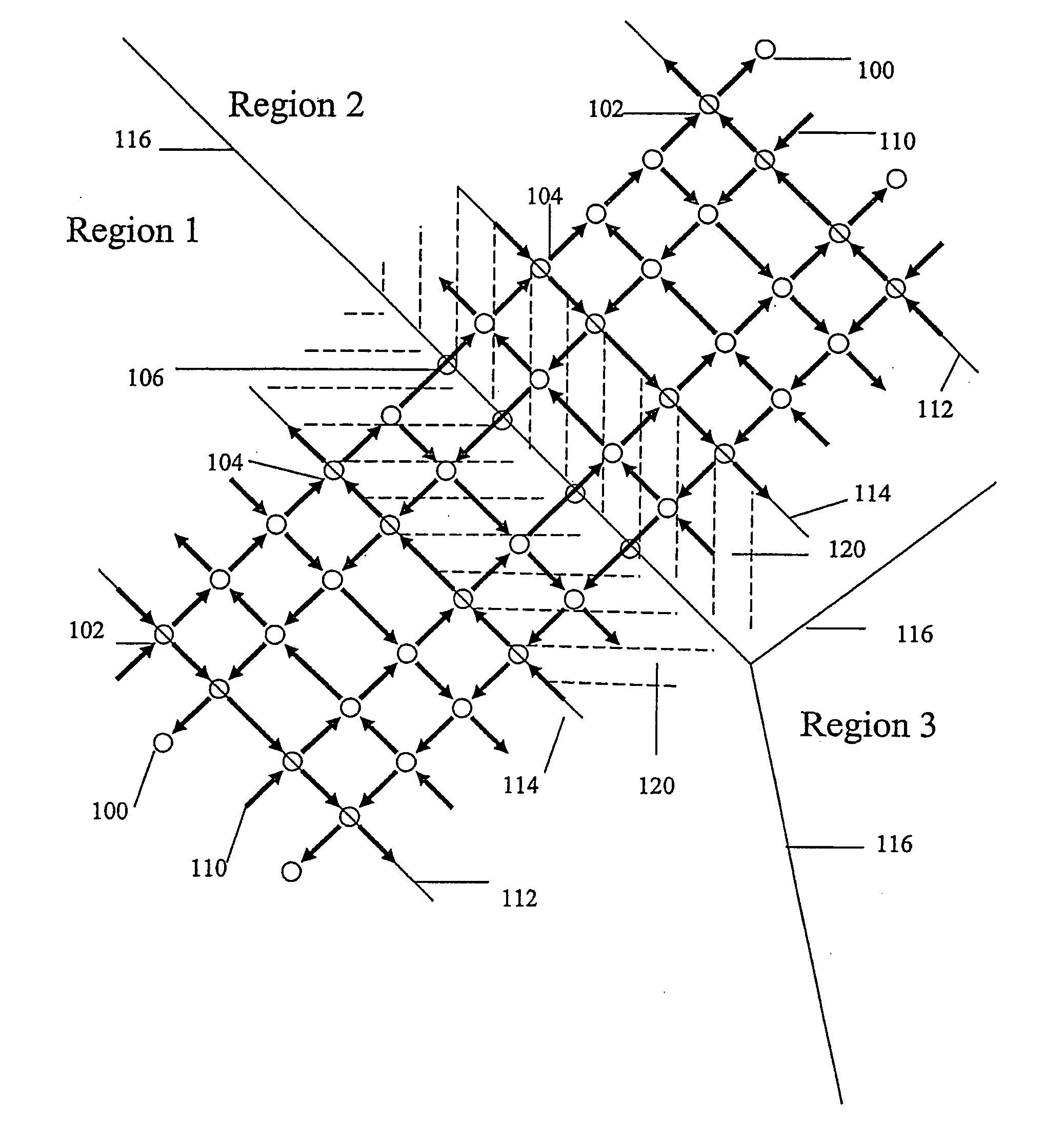 Method and system for partitioning a continental roadway network for an intelligent vehicle highway system